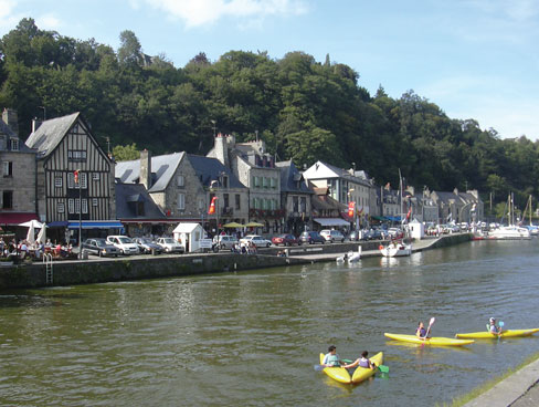 Quayside Dinan Brittany