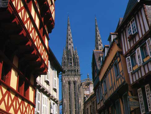 St Corentin Cathedral Quimper Brittany