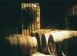 Cognac maturing in the barrel