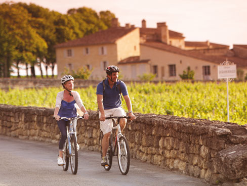 Cycling in St Emilion